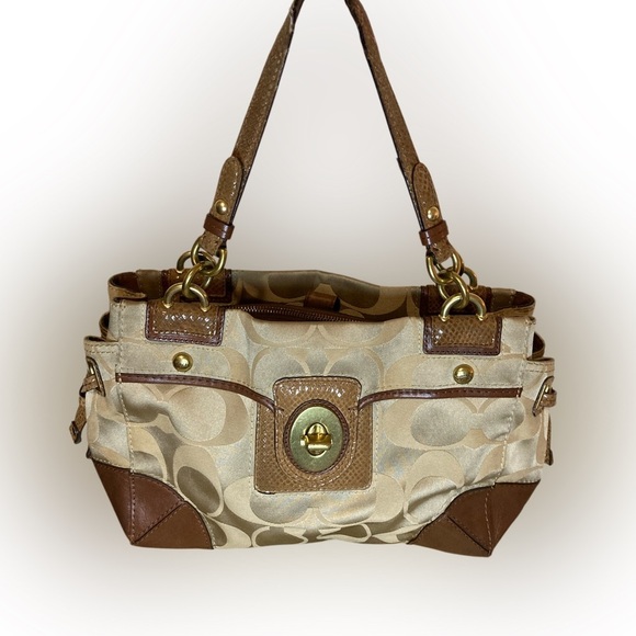 Coach Handbags - COACH 14507 SIGNATURE SHOULDERBAG TOTE SATCHEL